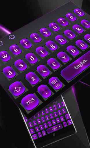 Purple Metal Keyboard 1