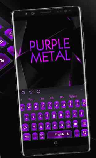 Purple Metal Keyboard 2