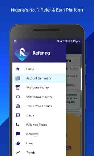 Refer.ng, referral based online make money app 2