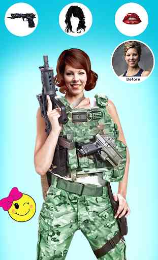 Soldierly - Men, women Military, Army Photo Editor 2