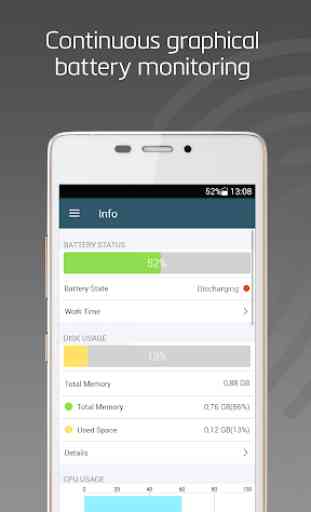 System Status Pro: Cell Activity & Battery Monitor 1