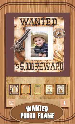Wanted Photo Frame 4