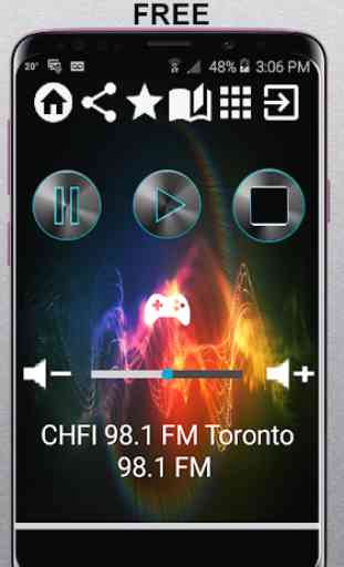 CHFI 98.1 FM CA Toronto 98.1 FM App Radio Free Lis 1