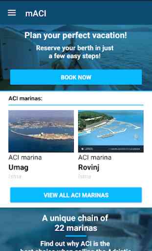 ACI Marinas Berth Booking App 2