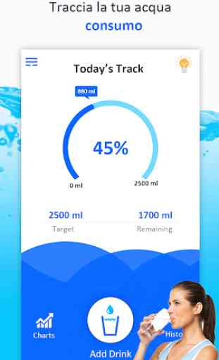 acqua Promemoria - acqua Tracker & Potabile 1
