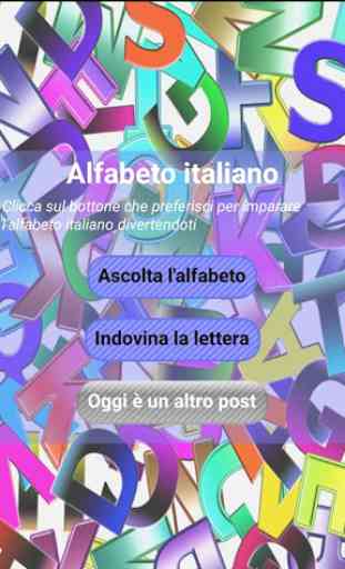 Alfabeto italiano 1