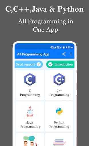 All Programming App- C,C++,Java & Python 2
