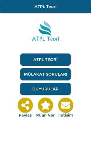 ATPL Teori Tester-Pilotaj Mülakat 1