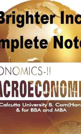 B.Com Economics (Macroeconomics)II 1