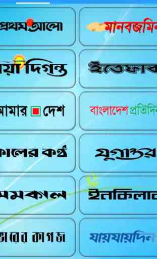 Bangla Daily Newspapers 1