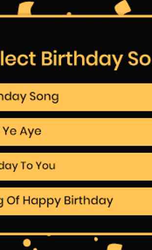 Birthday Song With Name – Birthday Song Maker 4