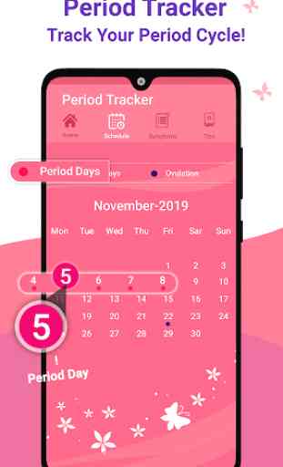 Calendario ciclo inseguimento ovulazione Lady 2