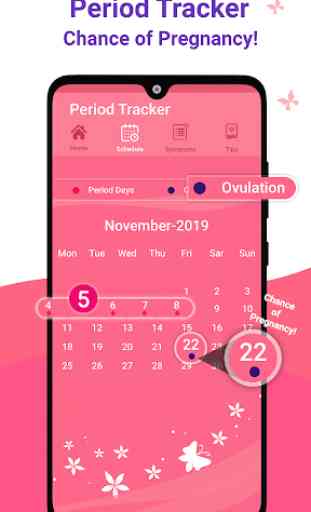 Calendario ciclo inseguimento ovulazione Lady 4