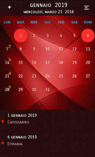 Calendario Italia 2