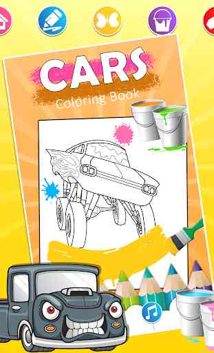 Cars Coloring Book 2