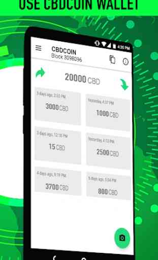 CBD COIN - New Blockchain Cryptocurrency Wallet 1