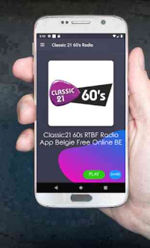 Classic21 60s RTBF Radio App Belgie Free Online BE 1