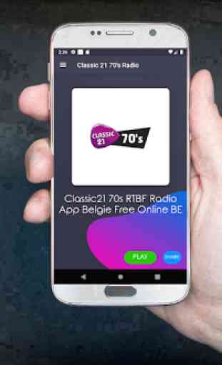 Classic21 70s RTBF Radio App Belgie Free Online BE 1