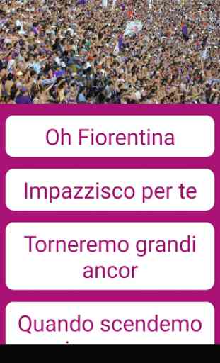Cori della Fiorentina 1