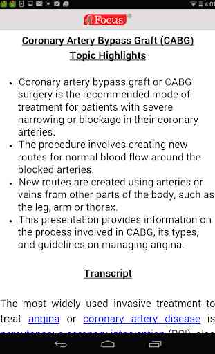 Coronary Artery Bypass Graft 3