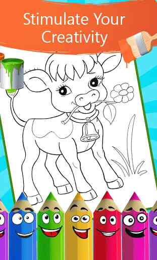 Cute Baby Animals Coloring Book 2