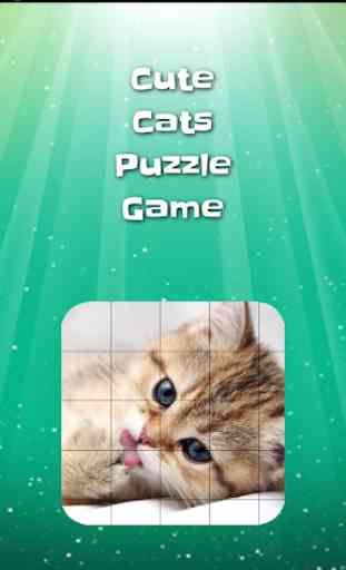 Cute Cat Sliding Puzzle 1