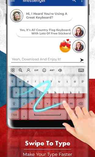 Czech Republic Flag Keyboard - Elegant Themes 3