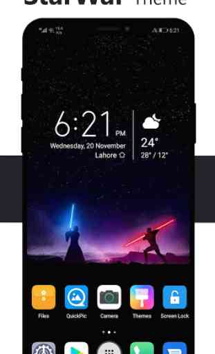 Dark Wars Theme for Huawei 1