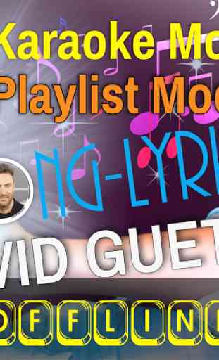 David Guetta All Songs Offline: Karaoke - Song 1