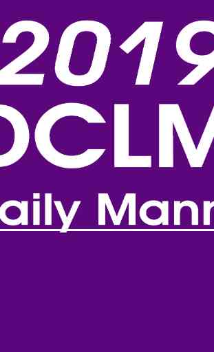 (DCLM) Daily Manna 2019 2