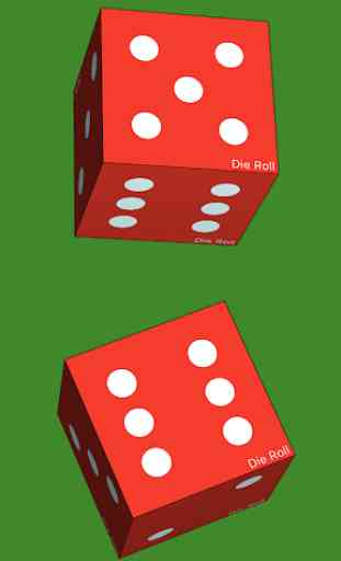 Die Roll animated dice roller 2