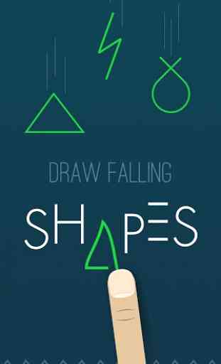 Draw Shapes: skillful one finger drawing rush 1