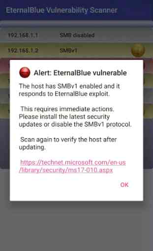 EternalBlue Vulnerability Scanner 3