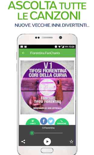 FanChants: Canzoni e Cori dei Tifosi Fiorentina 2
