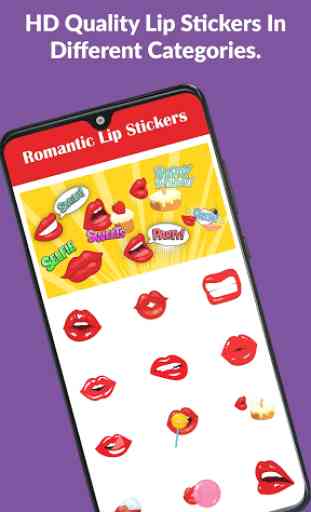 Flirty Lip Stickers for Adult Texting 3