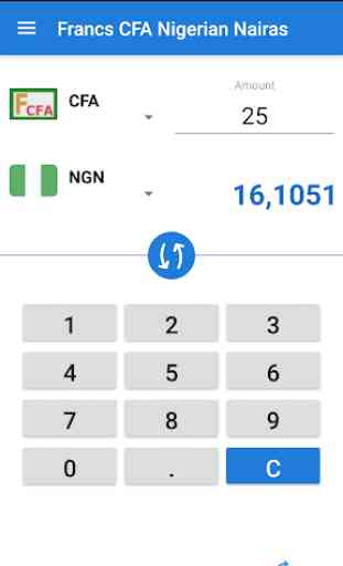 Francs CFA Nigerian Nairas / XAF to NGN Converter 2