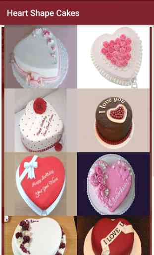 Heart Cakes Designs 2