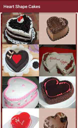 Heart Cakes Designs 4