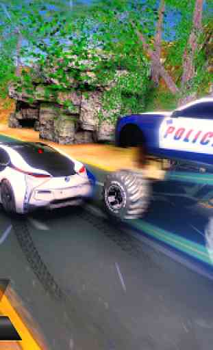 Hot pursuit Monster truck 3d: GT police chase 1