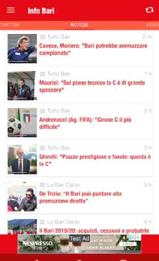 Info Bari - News Bari Calcio 1