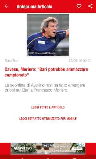 Info Bari - News Bari Calcio 2