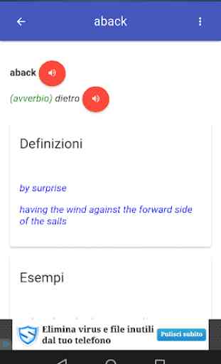 inglese, italiano  dizionario, offline 2