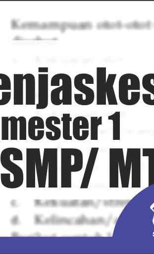 Kelas 8 SMP / MTS Mapel Penjaskes Semester 1 1