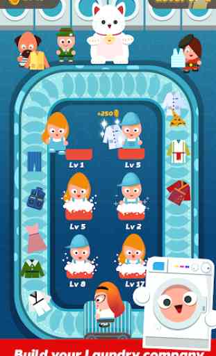 Laundry Idle - a washing tycoon factory management 1
