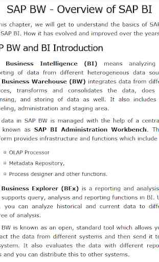 Learn SAP BW 1