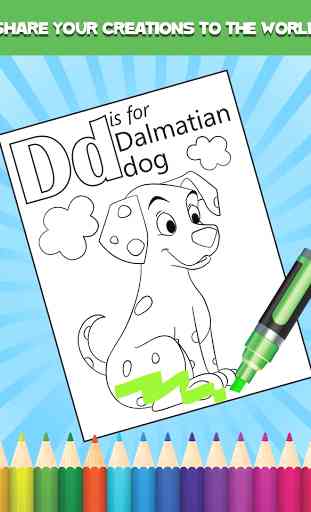 Learning Letters: Alphabet Coloring Book 2