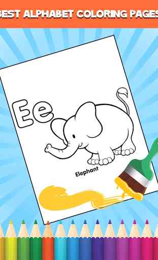 Learning Letters: Alphabet Coloring Book 3