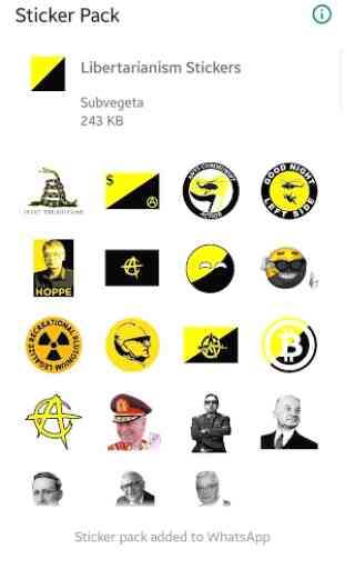 Libertarianismo Stickers 1