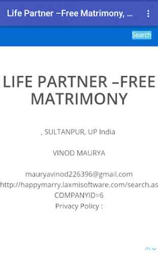 Life Partner –Free Matrimony, Marriage bureau 4