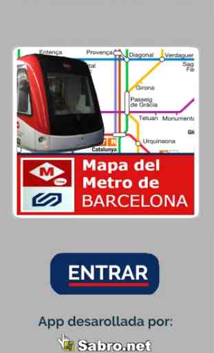 Metro de Barcelona Mapa LITE 1